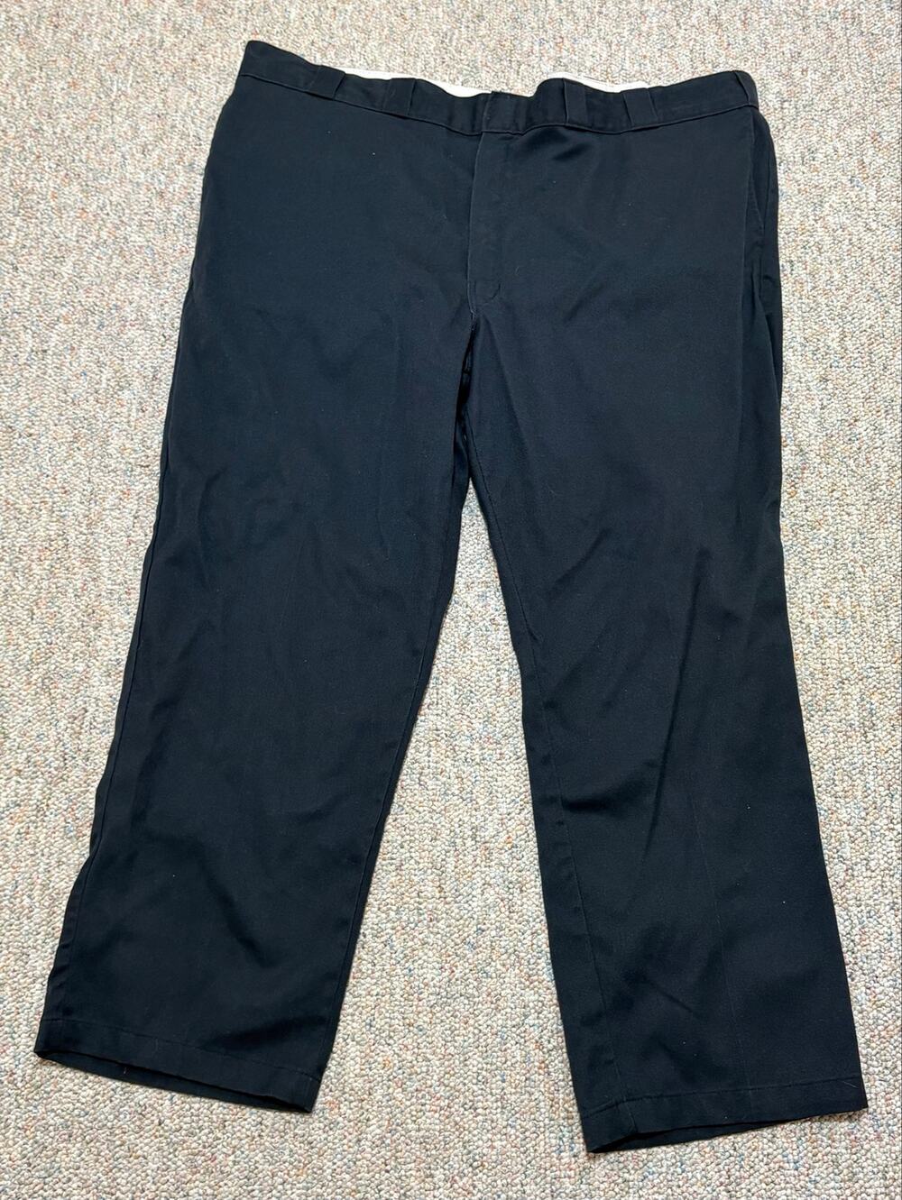 Dickies 874 Mens Chino Pants Flat Front Original Fit Straight Blue Cotton 48x30